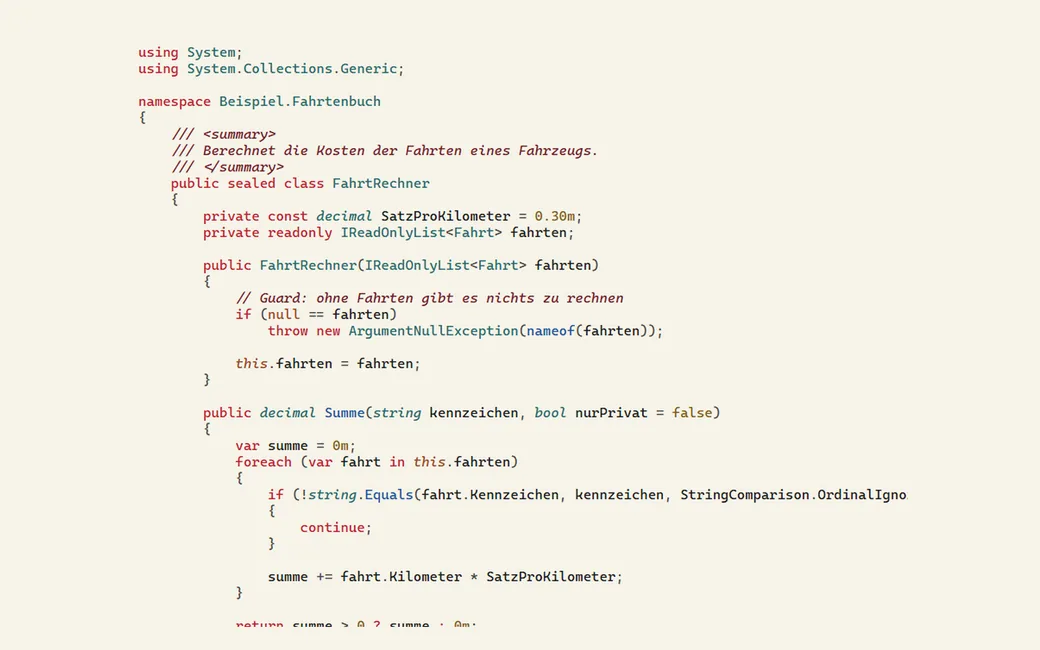 Theme Clipper, eines der hellen