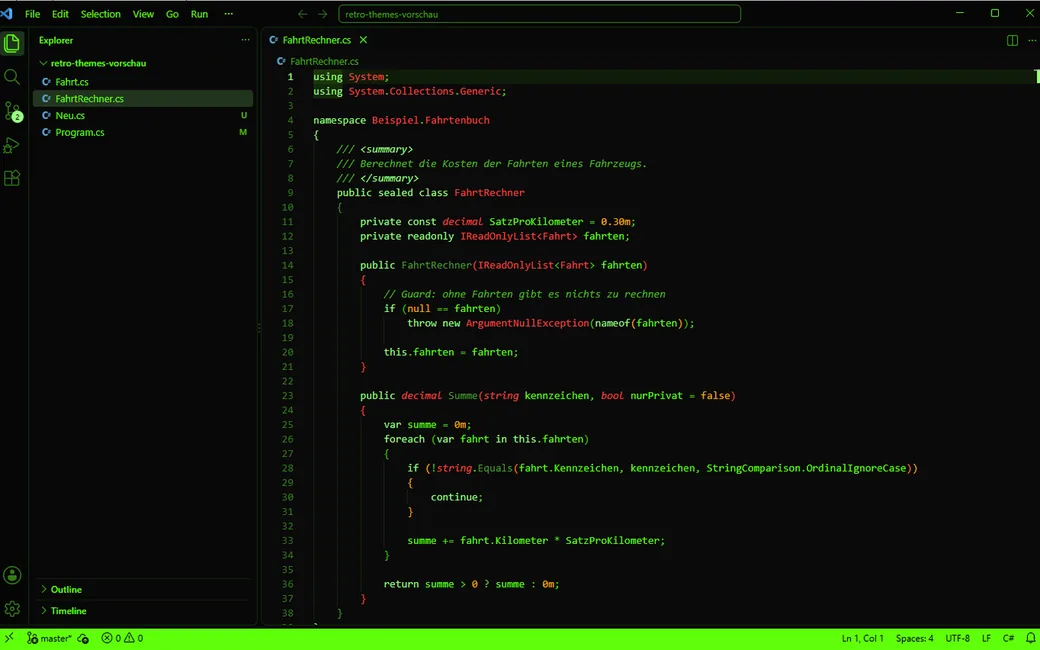 Theme Classic Terminal